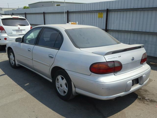 1G1NE52J816268537 - 2001 CHEVROLET MALIBU LS ვერცხლისფერი ფოტო 3