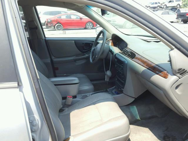 1G1NE52J816268537 - 2001 CHEVROLET MALIBU LS ვერცხლისფერი ფოტო 5