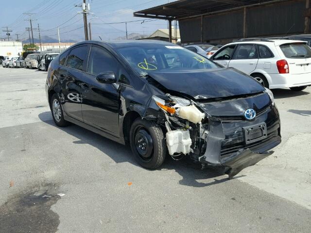 JTDKN3DU3E0374747 - 2014 TOYOTA PRIUS BLACK photo 1