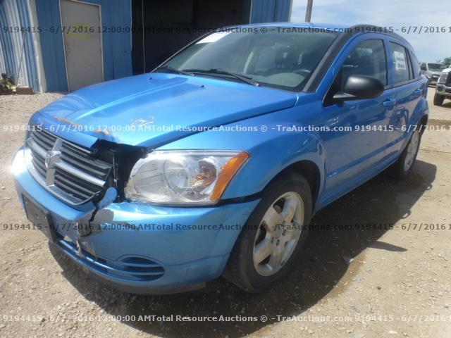 1B3HB48C09D104370 - 2009 DODGE CALIBER SX BLUE photo 1