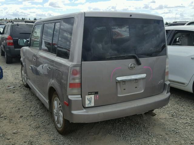 JTLKT324840151213 - 2004 TOYOTA SCION GRAY photo 3