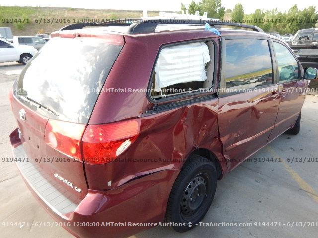 5TDZK23C19S284901 - 2009 TOYOTA SIENNA RED photo 16