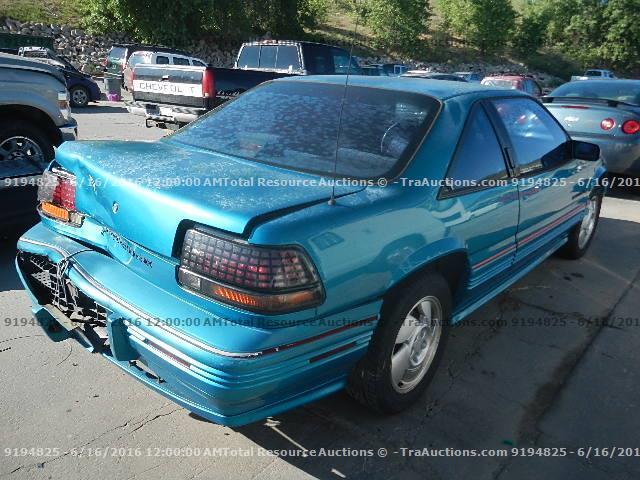 1G2WJ12M1SF241941 - 1995 PONTIAC GRAND PRIX Կապույտ լուսանկար 3