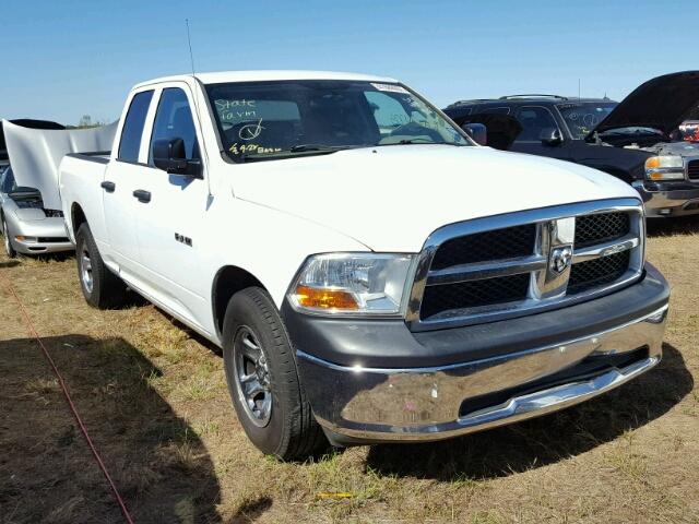 1D7RB1GPXAS109412 - 2010 DODGE RAM 1500 WHITE photo 1