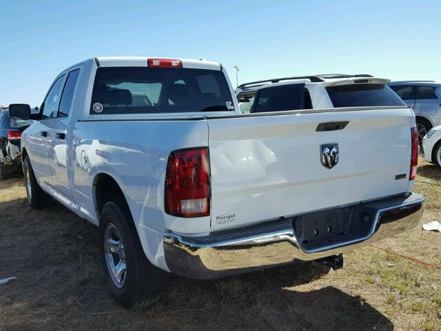 1D7RB1GPXAS109412 - 2010 DODGE RAM 1500 WHITE photo 3