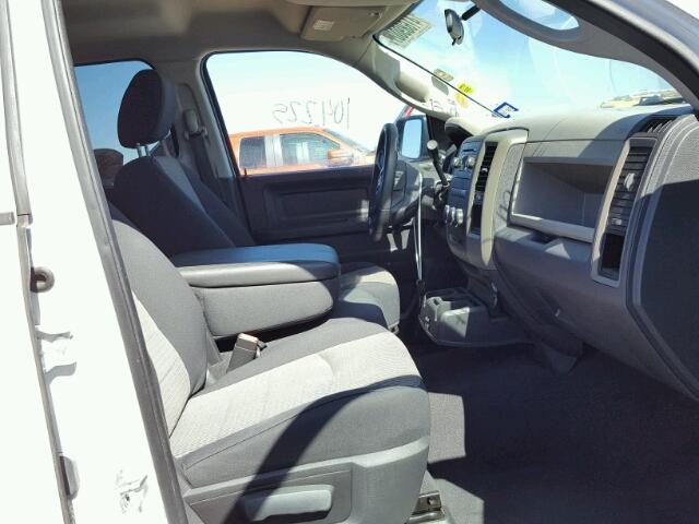 1D7RB1GPXAS109412 - 2010 DODGE RAM 1500 WHITE photo 5