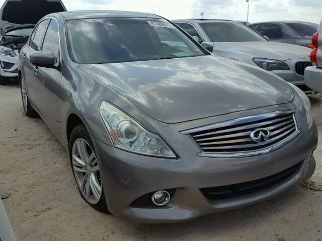 JN1CV6AP2BM504139 - 2011 INFINITI G37 BASE GRAY photo 1