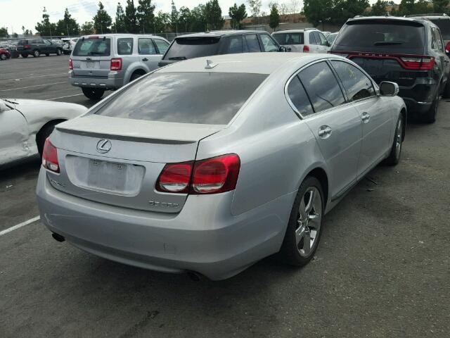 JTHBE96S390045713 - 2009 LEXUS GS 350 SILVER photo 4
