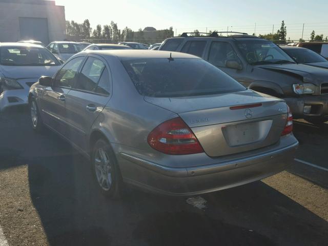 WDBUF82J14X129025 - 2004 MERCEDES-BENZ E 320 4MAT GRAY photo 3