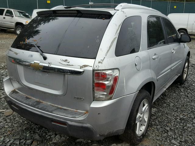 2CNDL73F756003795 - 2005 CHEVROLET EQUINOX LT SILVER photo 4