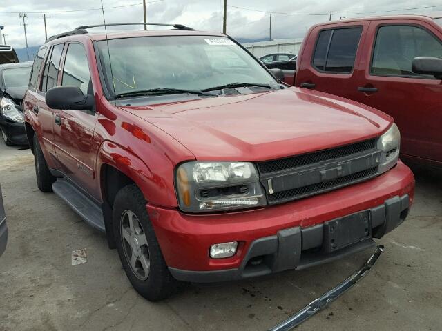 1GNDT13S232337698 - 2003 CHEVROLET TRAILBLAZE RED photo 1