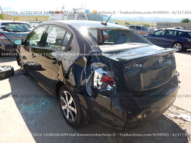 3N1AB6AP2CL674237 - 2012 NISSAN SENTRA BLACK photo 4