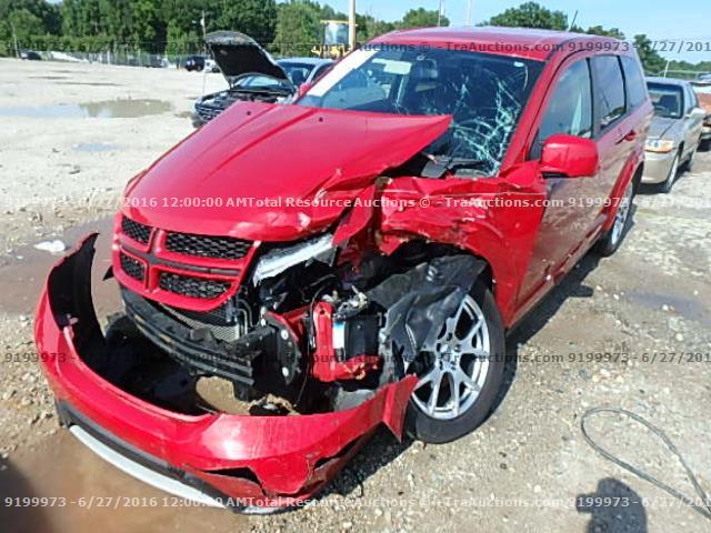 3C4PDCEGXCT228492 - 2012 DODGE JOURNEY R/ RED photo 1