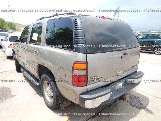 1GNEK13T91J106445 - 2001 CHEVROLET TAHOE K150 SILVER photo 4