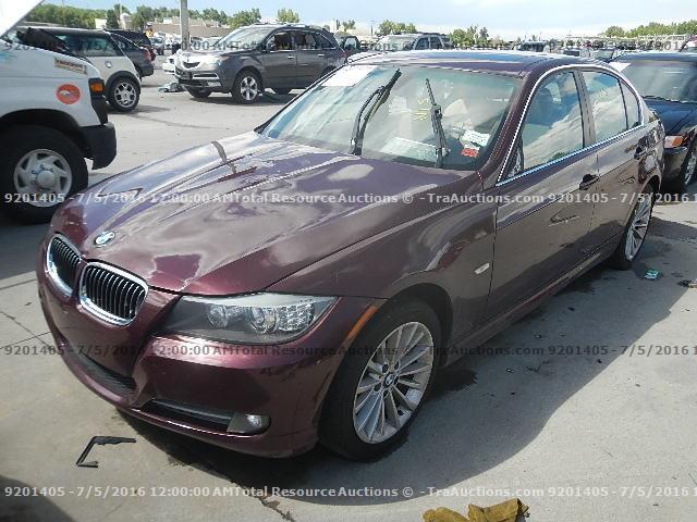 WBAPN73509A265585 - 2009 BMW 335 D RED photo 1