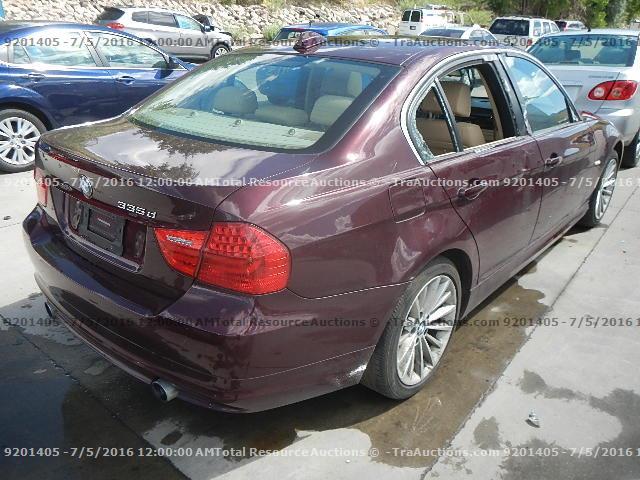 WBAPN73509A265585 - 2009 BMW 335 D RED photo 3