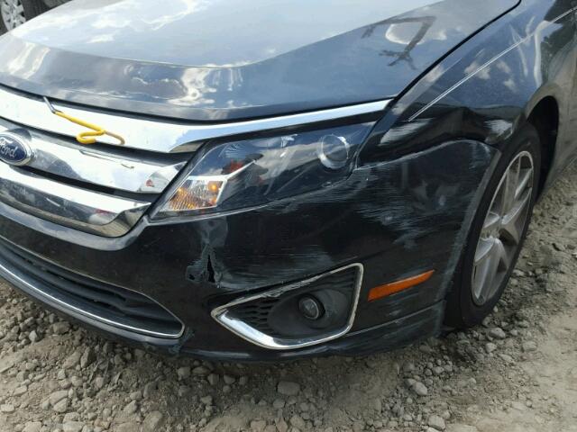 3FAHP0JA9CR250207 - 2012 FORD FUSION BLACK photo 9