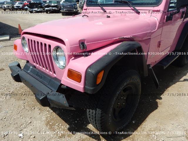 1J4FY29P7XP465773 - 1999 JEEP WRANGLER S PINK photo 12