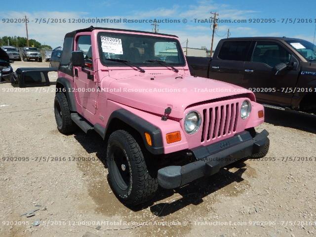 1J4FY29P7XP465773 - 1999 JEEP WRANGLER S PINK photo 2