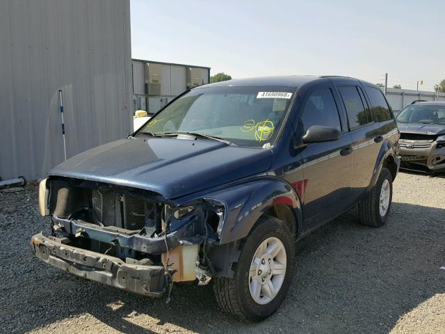 1D4HD38N25F524752 - 2005 DODGE DURANGO ST BLUE photo 2