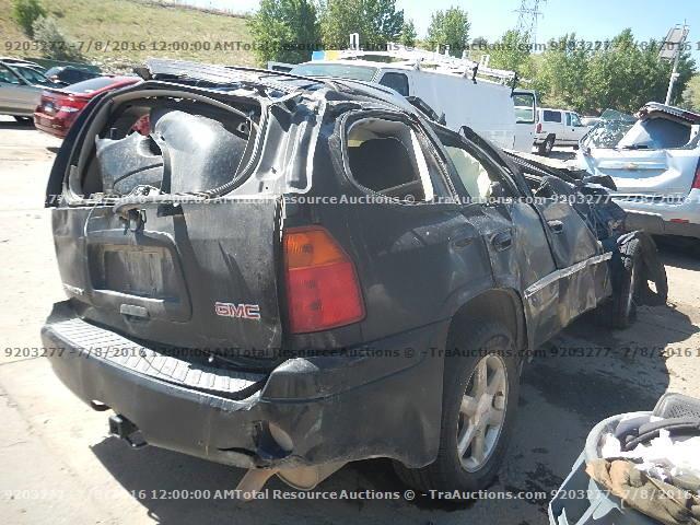 1GKDT13S382245259 - 2008 GMC ENVOY BLACK photo 3