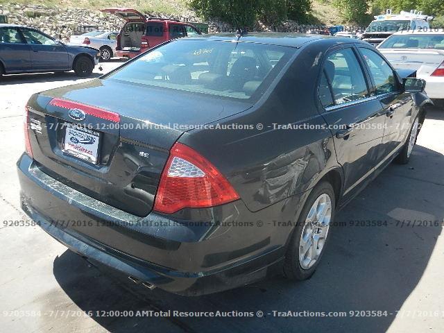 3FAHP0HA0AR218054 - 2010 FORD FUSION SE GRAY photo 3