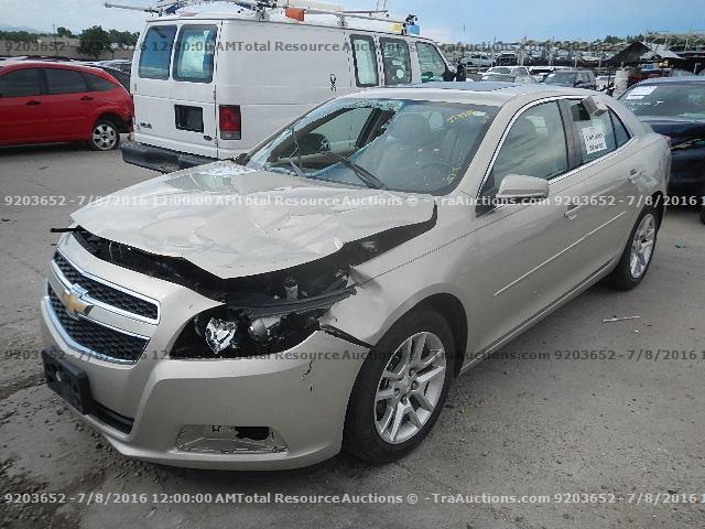 1G11C5SA4DF193893 - 2013 CHEVROLET MALIBU 1LT GOLD photo 1