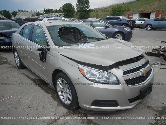 1G11C5SA4DF193893 - 2013 CHEVROLET MALIBU 1LT GOLD photo 2