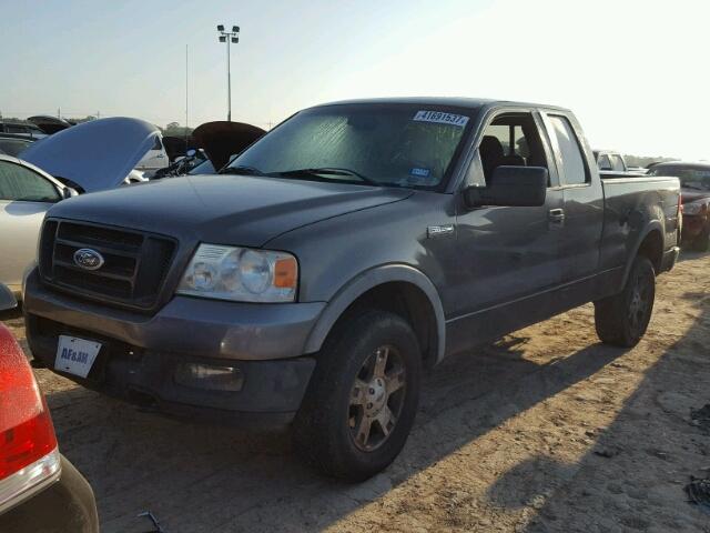 1FTPX14534NA38031 - 2004 FORD F150 GRAY photo 2