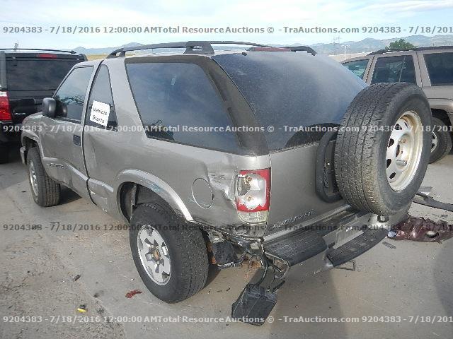 1GNCT18X34K103281 - 2004 CHEVROLET BLAZER GRAY photo 4