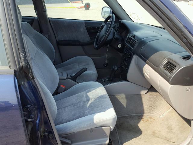 JF1SF655X2H732578 - 2002 SUBARU FORESTER S BLUE photo 5