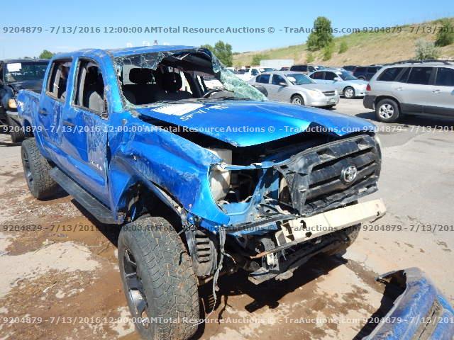 5TELU42N28Z576377 - 2008 TOYOTA TACOMA DOU BLUE photo 13