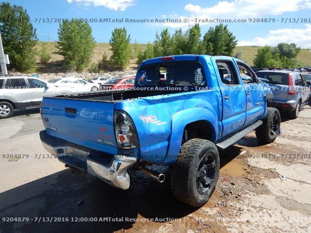 5TELU42N28Z576377 - 2008 TOYOTA TACOMA DOU BLUE photo 3