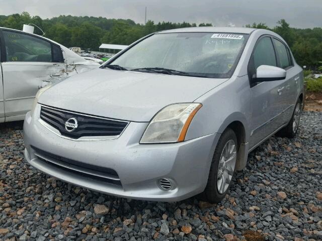 3N1AB6AP6AL624194 - 2010 NISSAN SENTRA 2.0 SILVER photo 2