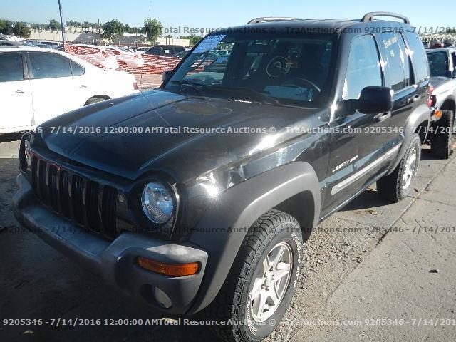 1J4GL48K82W260112 - 2002 JEEP LIBERTY SP BLACK photo 1