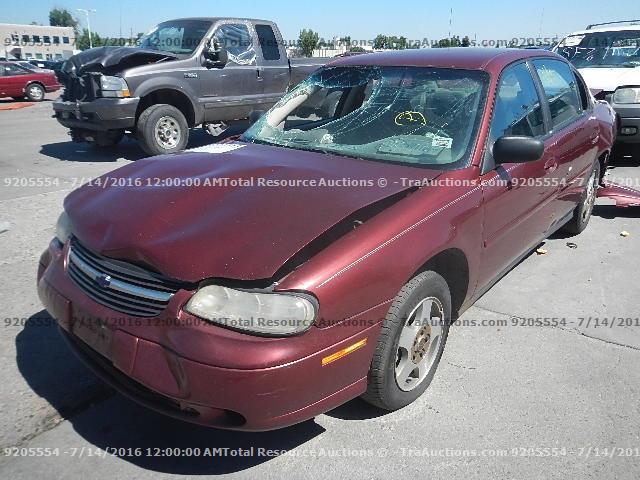 1G1ND52J53M678472 - 2003 CHEVROLET MALIBU MAROON photo 1