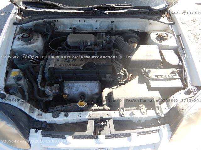 KMHCG45C64U500354 - 2004 HYUNDAI ACCENT GL WHITE photo 7