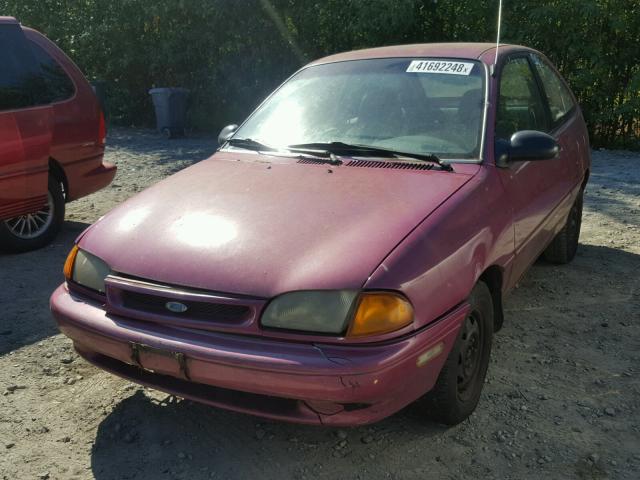 KNJLT05H6R6134084 - 1994 FORD ASPIRE PINK photo 2