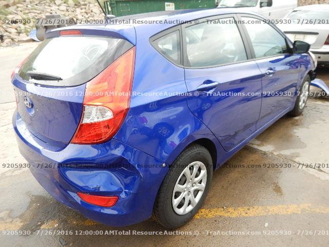 KMHCT5AE9DU091856 - 2013 HYUNDAI ACCENT GLS BLUE photo 3