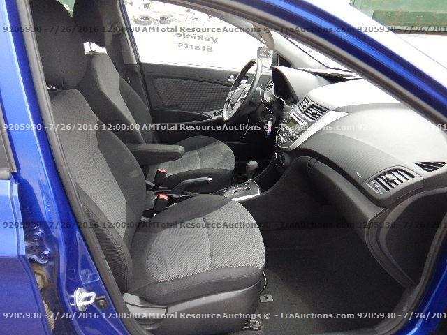 KMHCT5AE9DU091856 - 2013 HYUNDAI ACCENT GLS BLUE photo 5