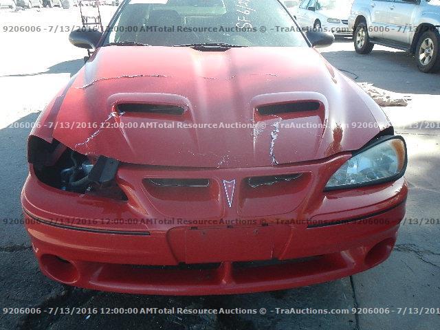 1G2NW12E13C238210 - 2003 PONTIAC GRAND AM G RED photo 10