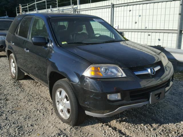 2HNYD18286H510727 - 2006 ACURA MDX BLACK photo 1