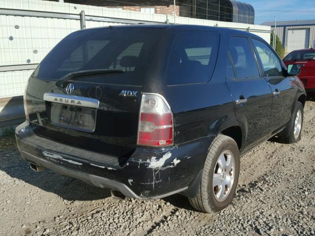 2HNYD18286H510727 - 2006 ACURA MDX BLACK photo 4