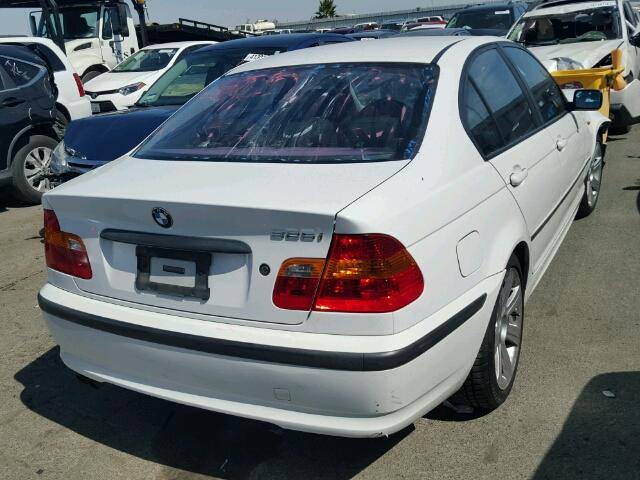 WBAET37403NJ41291 - 2003 BMW 325 WHITE photo 4