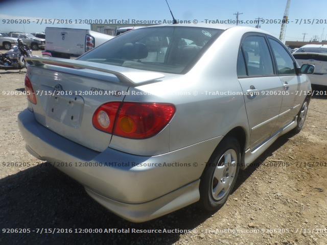 1NXBR32E14Z299291 - 2004 TOYOTA COROLLA CE SILVER photo 3