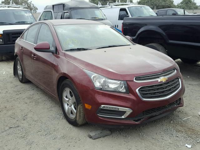 1G1PC5SB9F7282360 - 2015 CHEVROLET CRUZE LT BURGUNDY photo 1