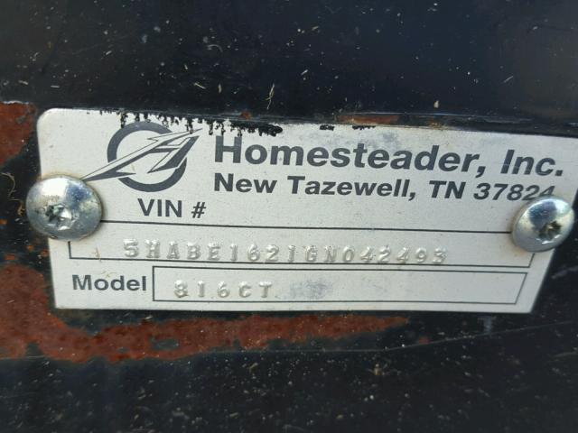 5HABE1621GN042493 - 2016 TRAIL KING UTILITY 白色 照片 10