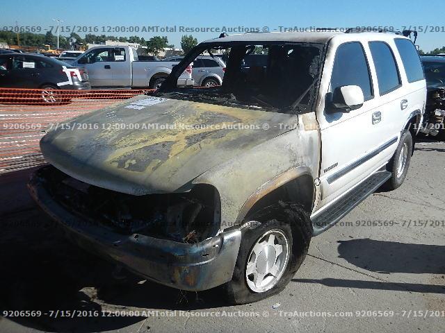 1GKEK13Z54R115392 - 2004 GMC YUKON WHITE photo 1