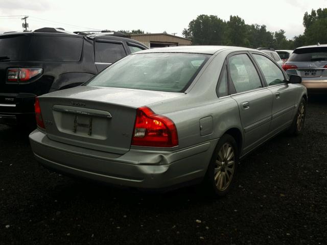 YV1TS91Z341367753 - 2004 VOLVO S80 T6 GREEN photo 4