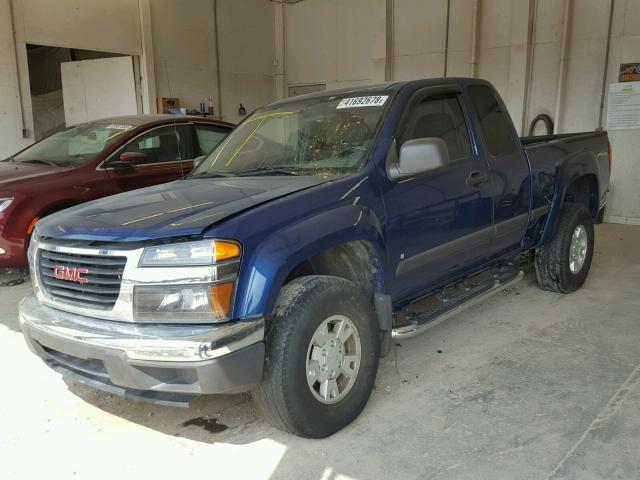 1GTDT196668239763 - 2006 GMC CANYON BLUE photo 2